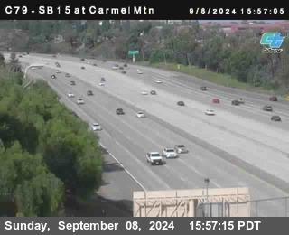 NB 15 at Carmel Mountain Rd.