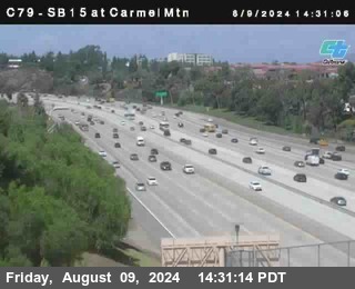 NB 15 at Carmel Mountain Rd.