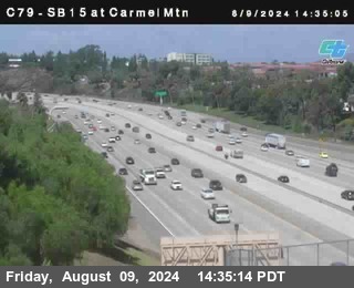 NB 15 at Carmel Mountain Rd.