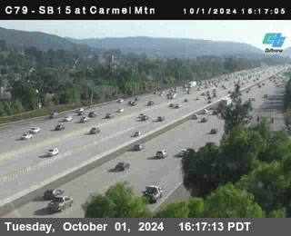 NB 15 at Carmel Mountain Rd.