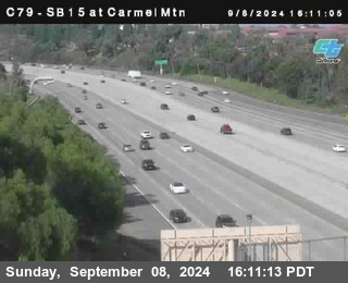 NB 15 at Carmel Mountain Rd.