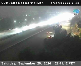 NB 15 at Carmel Mountain Rd.