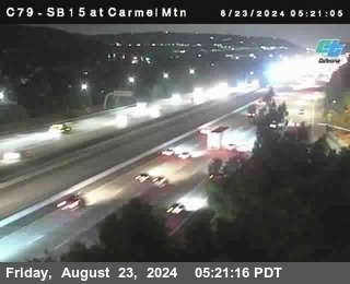 NB 15 at Carmel Mountain Rd.