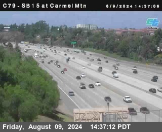 NB 15 at Carmel Mountain Rd.