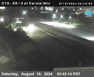 NB 15 at Carmel Mountain Rd.