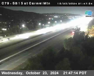 NB 15 at Carmel Mountain Rd.