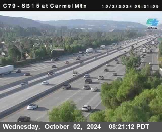 NB 15 at Carmel Mountain Rd.