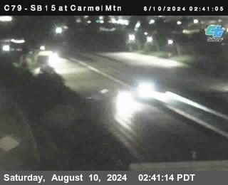 NB 15 at Carmel Mountain Rd.