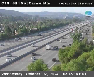 NB 15 at Carmel Mountain Rd.