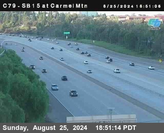 NB 15 at Carmel Mountain Rd.