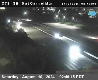 NB 15 at Carmel Mountain Rd.