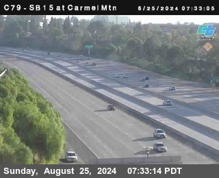 NB 15 at Carmel Mountain Rd.