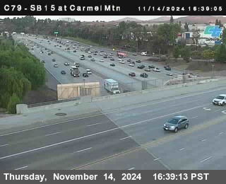 NB 15 at Carmel Mountain Rd.