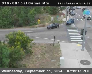 NB 15 at Carmel Mountain Rd.