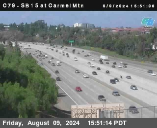 NB 15 at Carmel Mountain Rd.