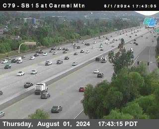 NB 15 at Carmel Mountain Rd.