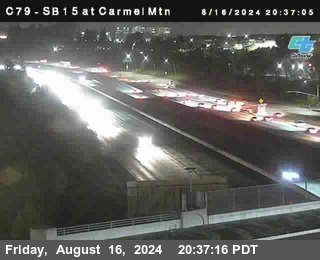 NB 15 at Carmel Mountain Rd.