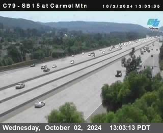 NB 15 at Carmel Mountain Rd.