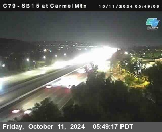 NB 15 at Carmel Mountain Rd.