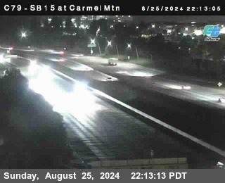 NB 15 at Carmel Mountain Rd.