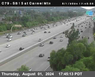 NB 15 at Carmel Mountain Rd.