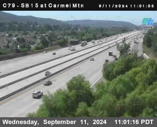 NB 15 at Carmel Mountain Rd.