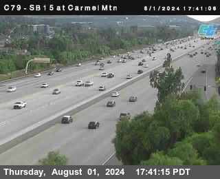 NB 15 at Carmel Mountain Rd.