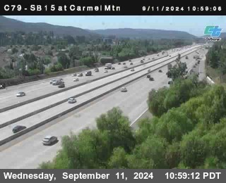 NB 15 at Carmel Mountain Rd.