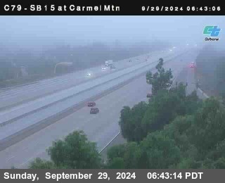 NB 15 at Carmel Mountain Rd.