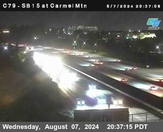 NB 15 at Carmel Mountain Rd.