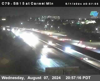 NB 15 at Carmel Mountain Rd.