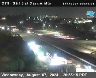 NB 15 at Carmel Mountain Rd.