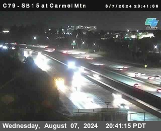 NB 15 at Carmel Mountain Rd.