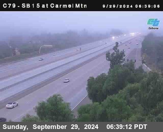 NB 15 at Carmel Mountain Rd.