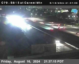 NB 15 at Carmel Mountain Rd.