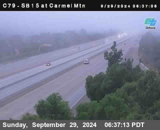 NB 15 at Carmel Mountain Rd.