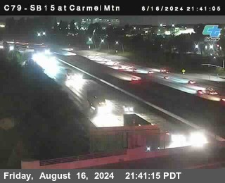 NB 15 at Carmel Mountain Rd.