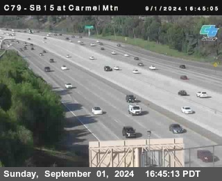 NB 15 at Carmel Mountain Rd.