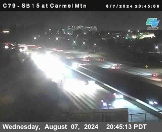 NB 15 at Carmel Mountain Rd.