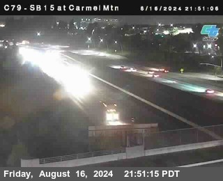 NB 15 at Carmel Mountain Rd.