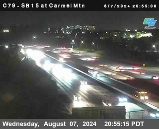 NB 15 at Carmel Mountain Rd.