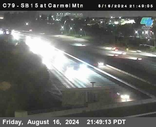 NB 15 at Carmel Mountain Rd.