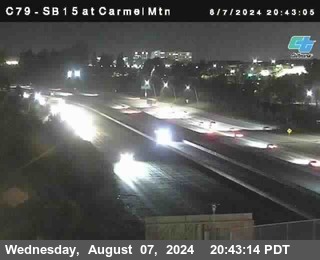 NB 15 at Carmel Mountain Rd.