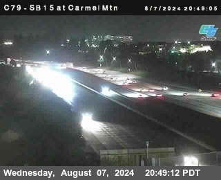 NB 15 at Carmel Mountain Rd.