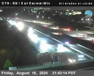 NB 15 at Carmel Mountain Rd.