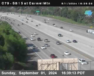 NB 15 at Carmel Mountain Rd.