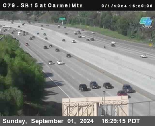 NB 15 at Carmel Mountain Rd.