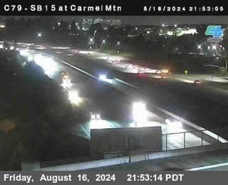 NB 15 at Carmel Mountain Rd.