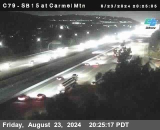 NB 15 at Carmel Mountain Rd.