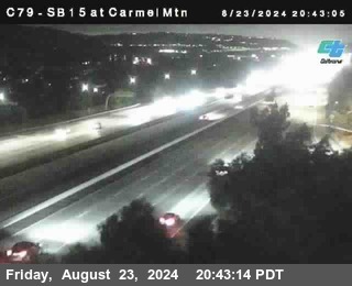 NB 15 at Carmel Mountain Rd.